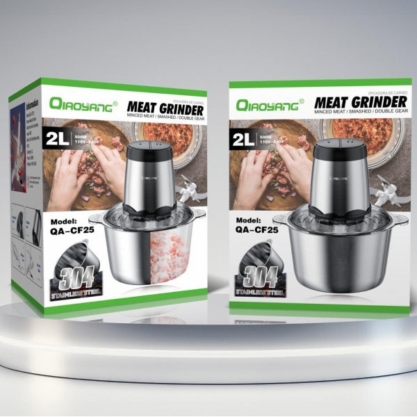 Picadora de Carne Elétrica 2 Litros